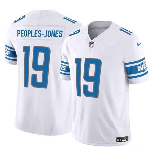 Men & Women & Youth Detroit Lions #19 Donovan Peoples-Jones White 2023 F.U.S.E. Vapor Untouchable Limited Jersey